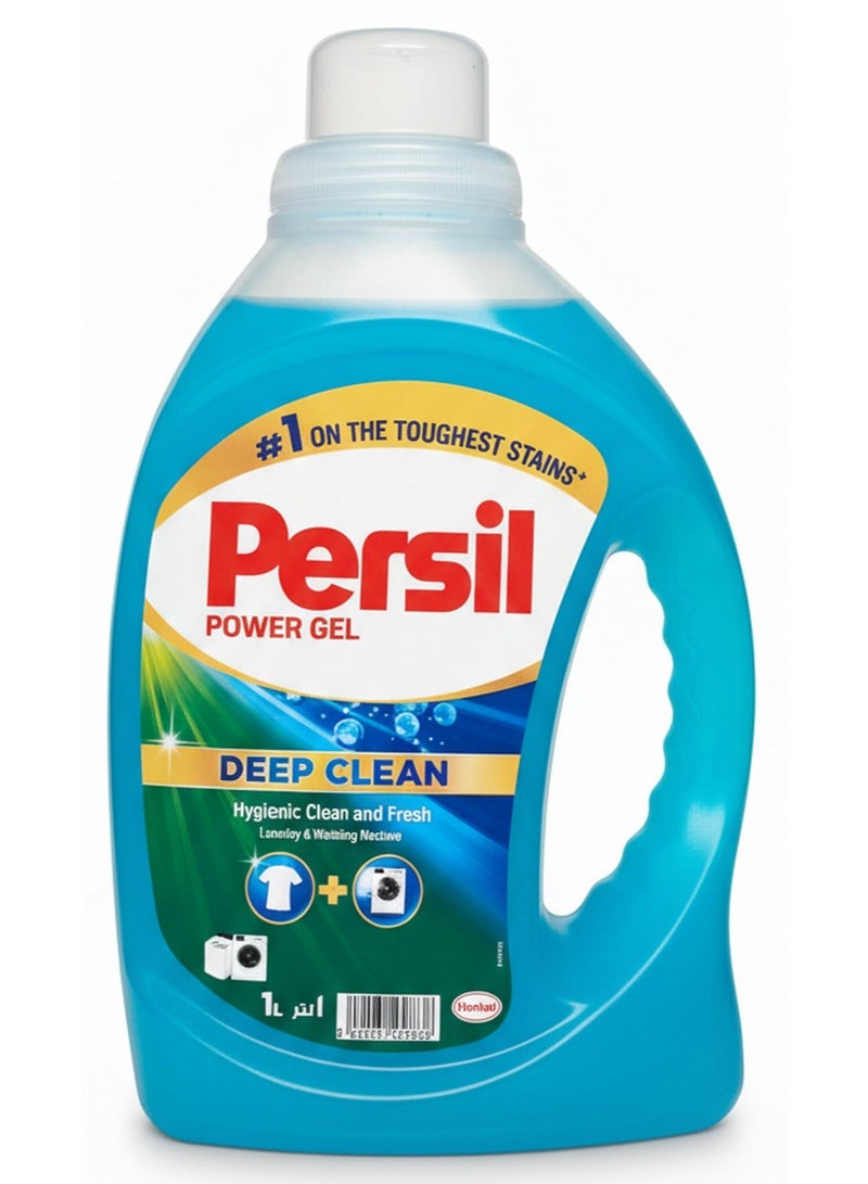 Persil Power Gel Deep Clean Liquid Laundry Detergent #1 On The Toughest Stains 1L - Image 1